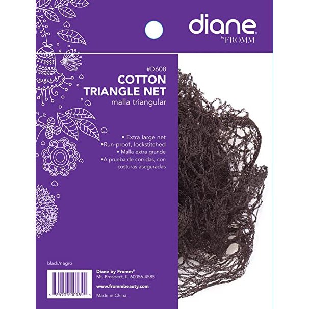 Diane D608 Cotton Triangle Net Black