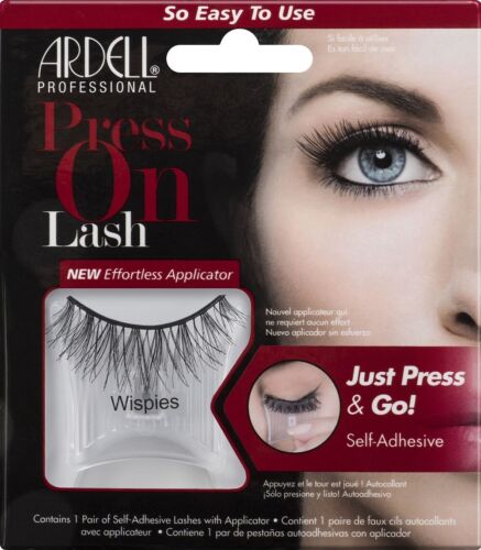 Ardell Press On Lash Self-Adhesive Wispies Black