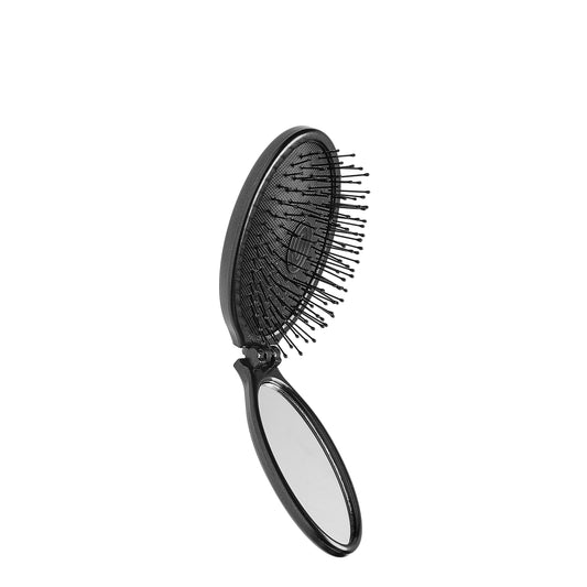 Wet Brush Pop and Go Black Detangler Built In Mirror