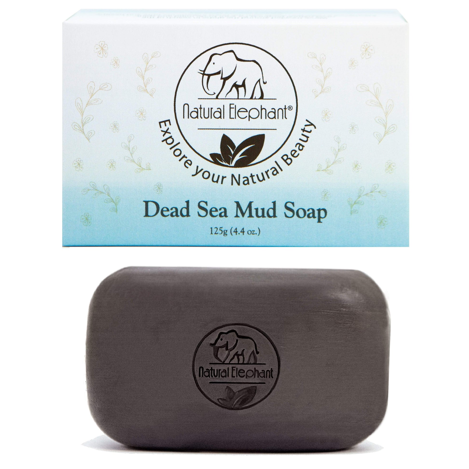 Natural Elephant Dead Sea Mud Soap 4.4 oz (125 g)-Natural Elephant-BB_Bath and Shower,BB_Scrubs and Exfoliators,BB_Soap Bars,Brand_Natural Elephant,Collection_Bath and Body,Collection_Skincare,Concern_Acne & Blemishes,Concern_Combination Skin,Concern_Dry Skin,Concern_Large Pores,Concern_Psoriasis,Concern_Redness,Concern_Sensitive Skin,NATURAL_Dead Sea Collection,Skincare_Cleansers