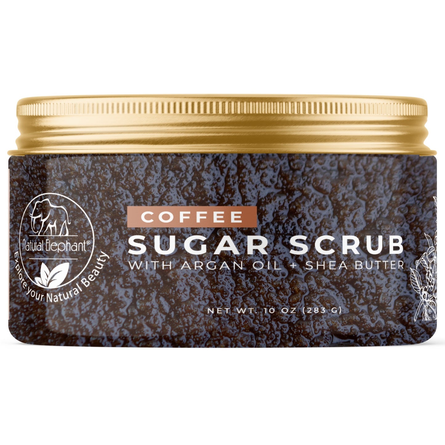 Natural Elephant Aromatic Sugar Scrub 10oz