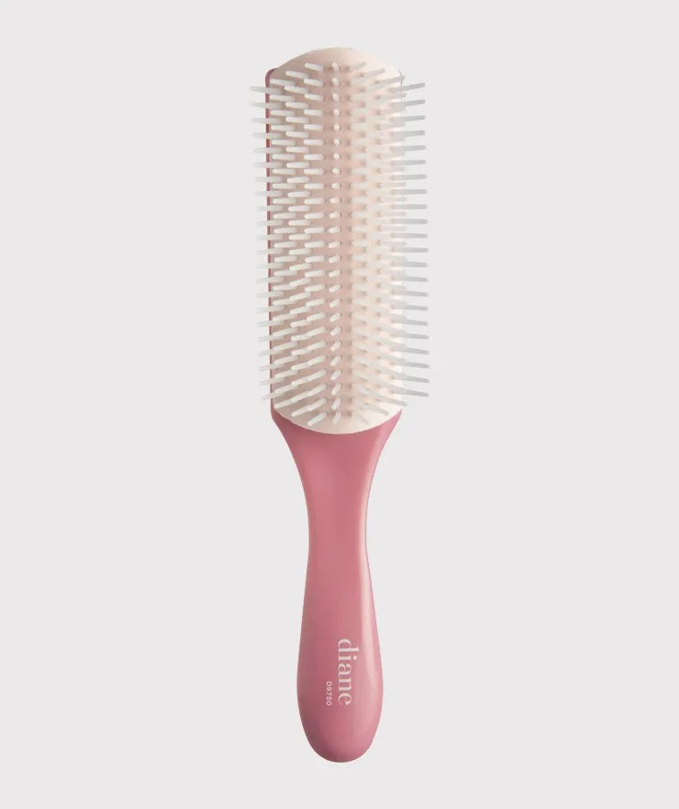 Diane Pro Nylon 9 Row Styling Brush for Thick or Curly Hair