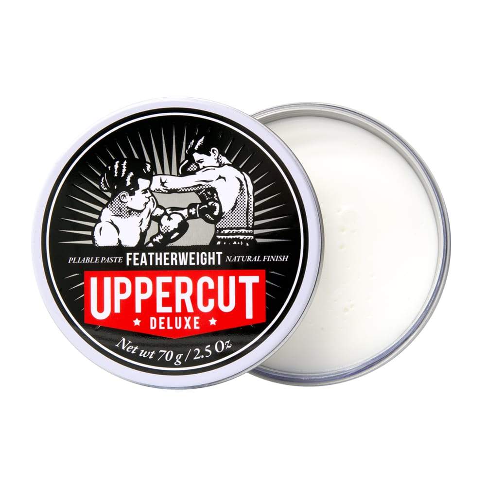 Uppercut Deluxe Featherweight Pomade Styling Product 2.5 oz-Uppercut Deluxe-Brand_Uppercut Deluxe,Collection_Hair,Hair_Men,Hair_Styling,Uppercut Deluxe_  Pomade's