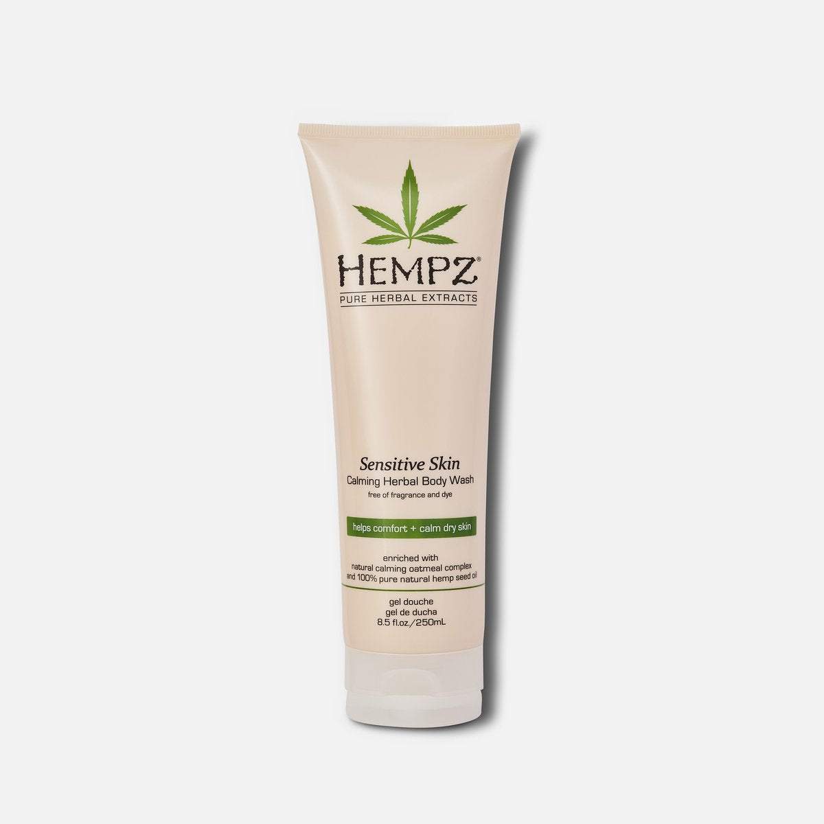 Hempz Herbal Body Wash Sensitive Skin Scent 8.5 fl.oz.-Hempz-BB_Bath and Shower,BB_Body Wash,Brand_Hempz,Collection_Bath and Body,Hempz_ Body Wash
