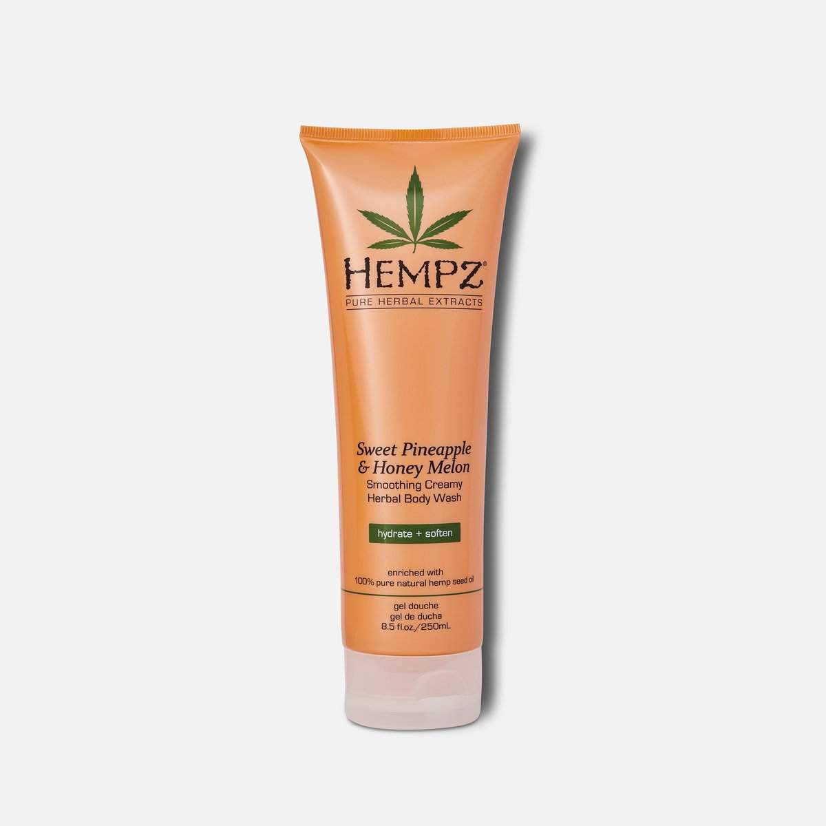 Hempz Herbal Body Wash Sweet Pineapple & Honey Melon Scent 8.5 fl.oz.-Hempz-BB_Bath and Shower,BB_Body Wash,Brand_Hempz,Collection_Bath and Body,Hempz_ Body Wash