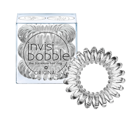 Invisibobble Original- Crystal Clear Hair Ties Pack of 3