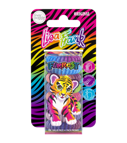 Invisibobble Lisa Frank 8 Piece Hair Tie Sets