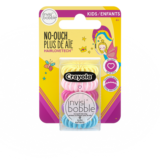Invisibobble KIDS Crayola 5 pc Spiral Hair Ties