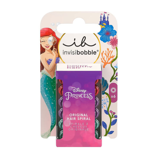 Invisibobble Original Disney Princess Ariel 6-pc. Hair Ties