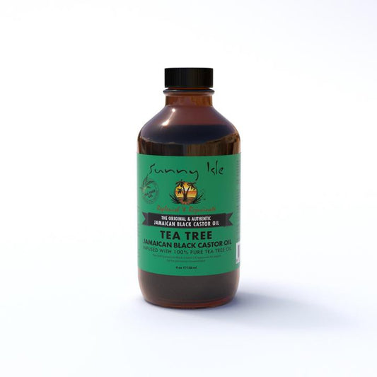 Sunny Isle Jamaican Black Castor Oil with Tea Tree Oil 4 oz