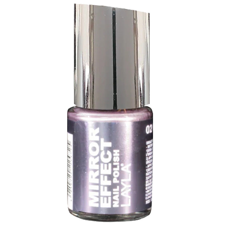 Layla Cosmetics Mirror Effect Nail Polish with Free Base File