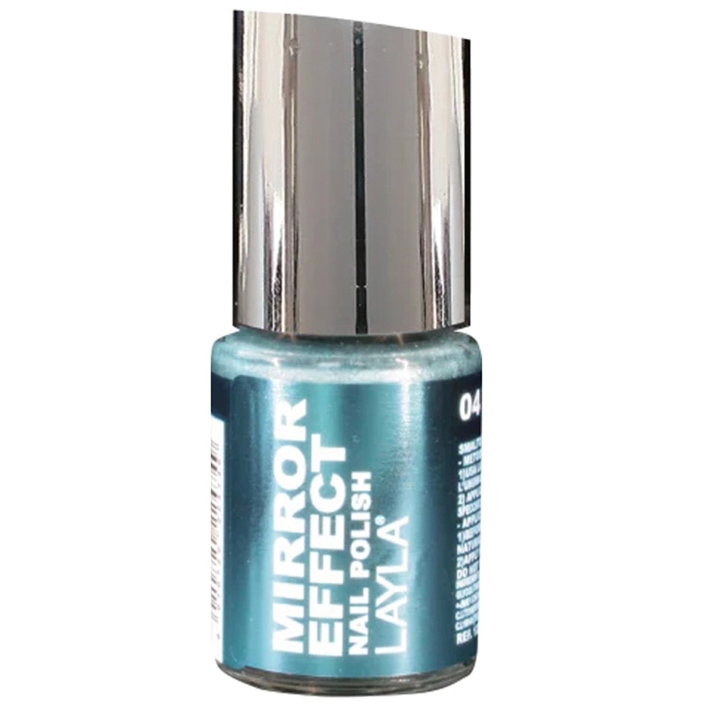 Layla Cosmetics Mirror Effect Nail Polish with Free Base File