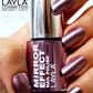 Layla Cosmetics Mirror Effect Nail Polish with Free Base File