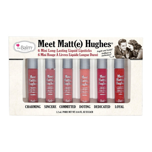 theBalm Meet Matte Hughes Mini Kit #1 (Charming/Sincere/Committed/Doting/Dedicated/Loyal)
