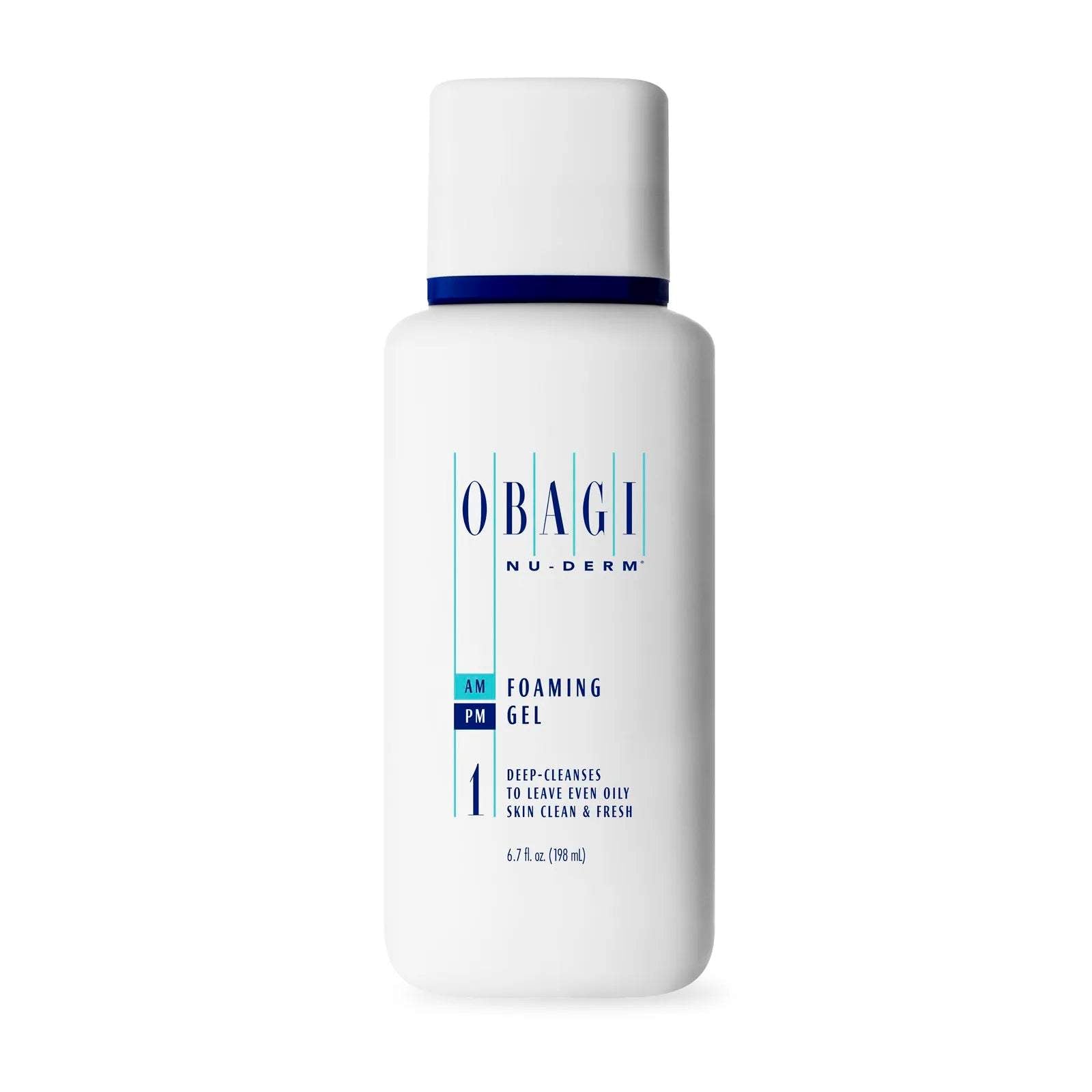 Obagi NuDerm Foaming Gel Deep Cleanser- 6.7 fl oz-Obagi-Brand_Obagi,Collection_Skincare,Concern_Normal Skin,Concern_Oily Skin,Obagi_Cleansers,Skincare_Cleansers