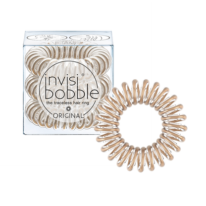 Invisibobble Original- Bronze Me Pretty Hair Ties pack of 3