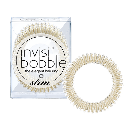 Invisibobble Slim- Stay Gold Hair Ties Pack of 3