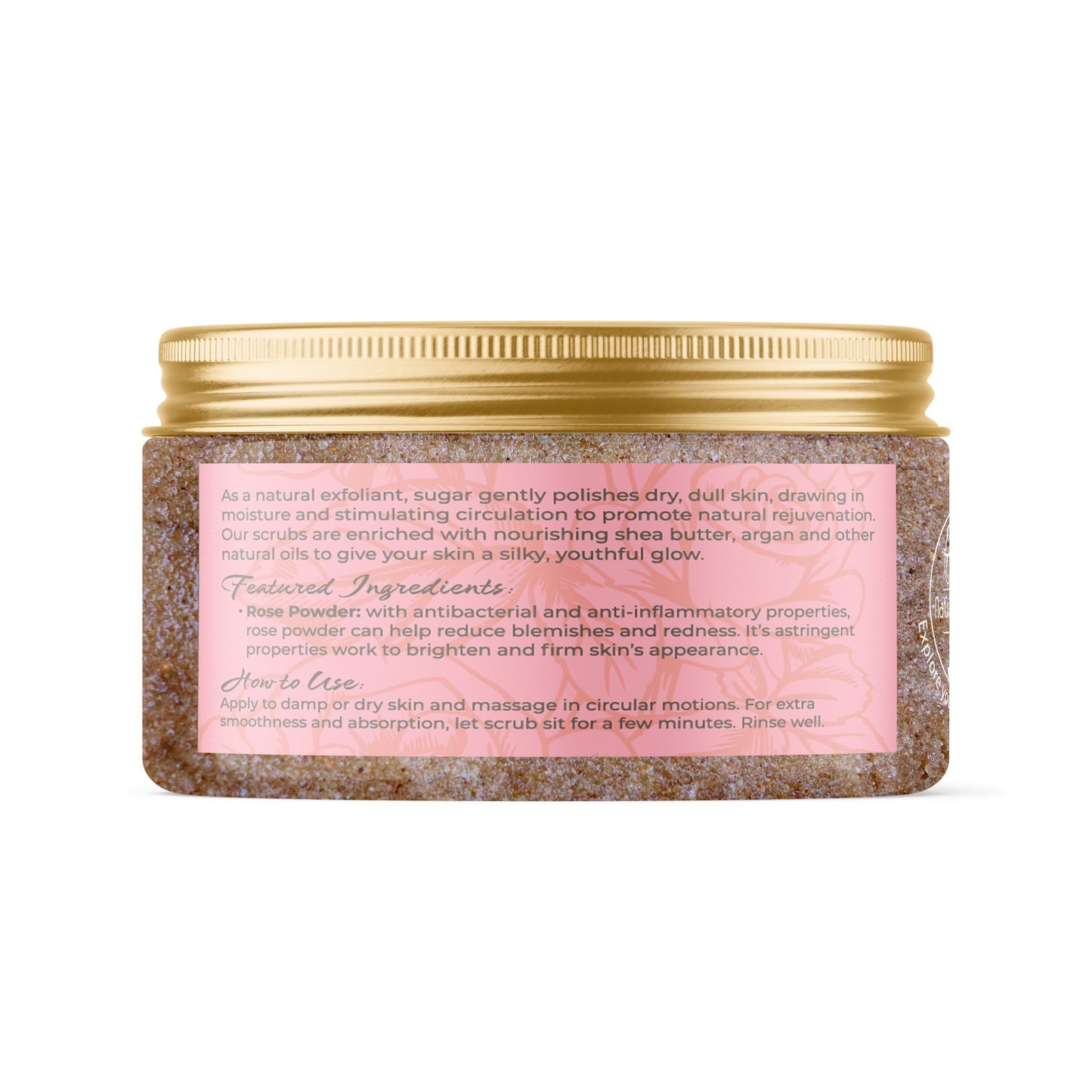 Natural Elephant Aromatic Sugar Scrub 10oz