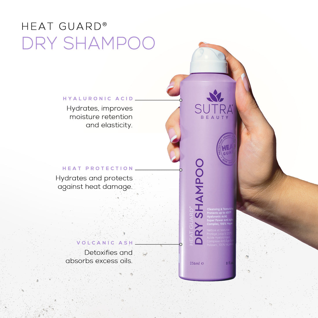 Sutra Heat Guard Dry Shampoo 8oz