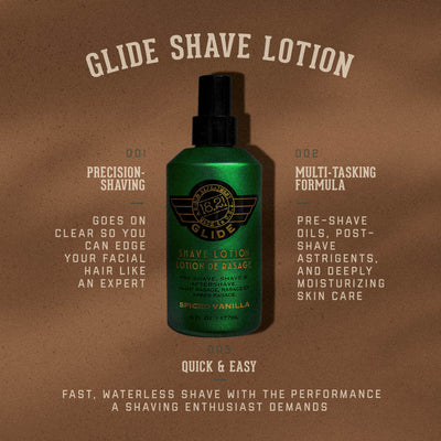 18.21 Man Made Glide Shaving Lotion- Spiced Vanilla 6oz