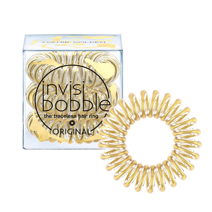 Invisibobble Original- You're Golden Hair Ties Pack of 3