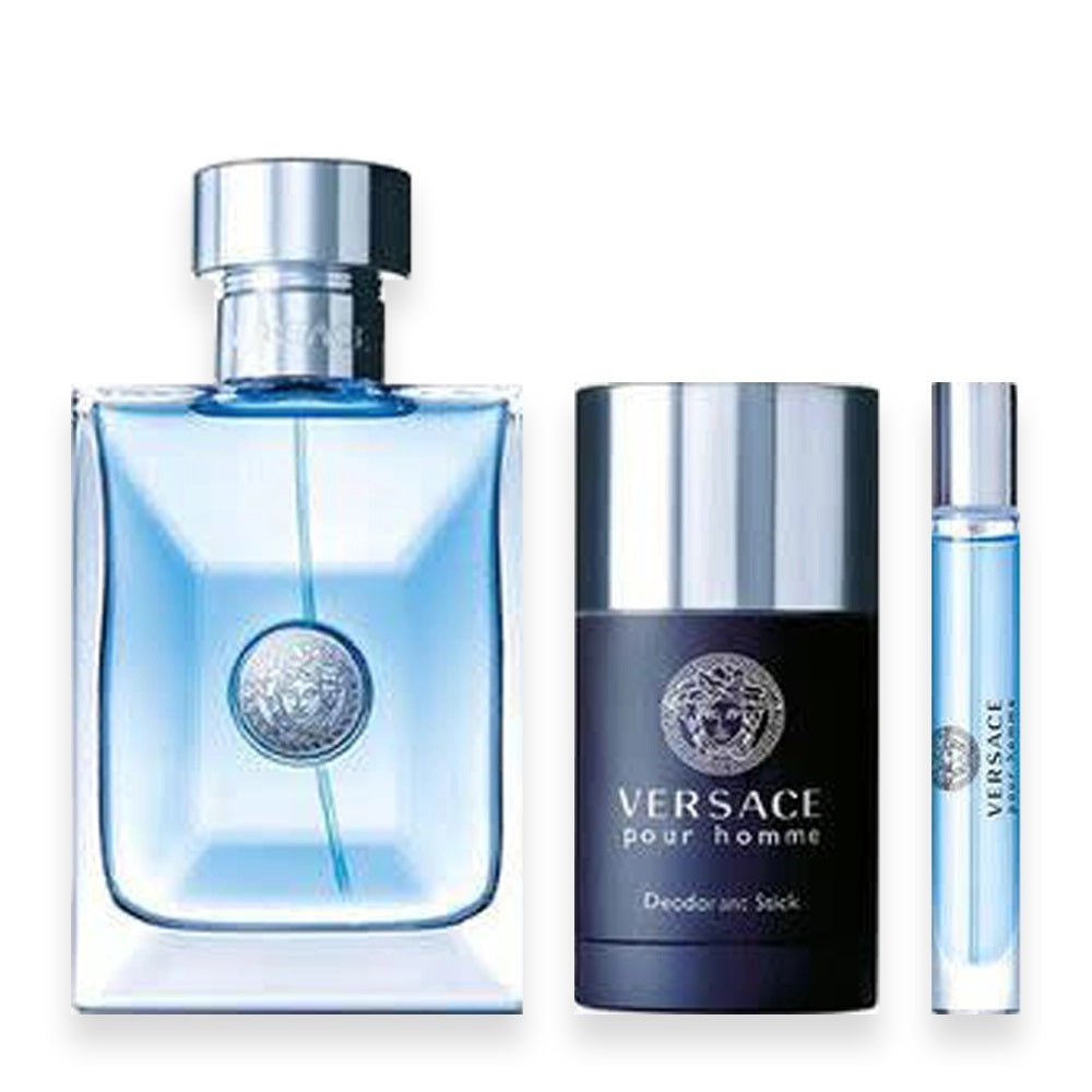 Versace Versace Pour Homme 3.4 oz. Gift Set