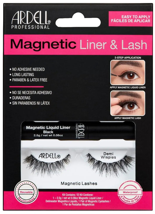 Ardell Magnetic Liquid Liner & Lashes Set Demi Wispies