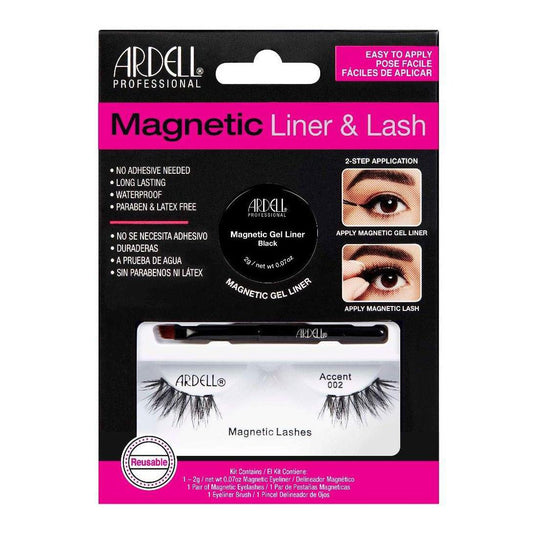Ardell Magnetic Lash & Liner Set 002 Accent 36853-Ardell-ARD_Magnetic Liner and Lash,Brand_Ardell,Collection_Makeup,Makeup_Eye,Makeup_Faux Lashes
