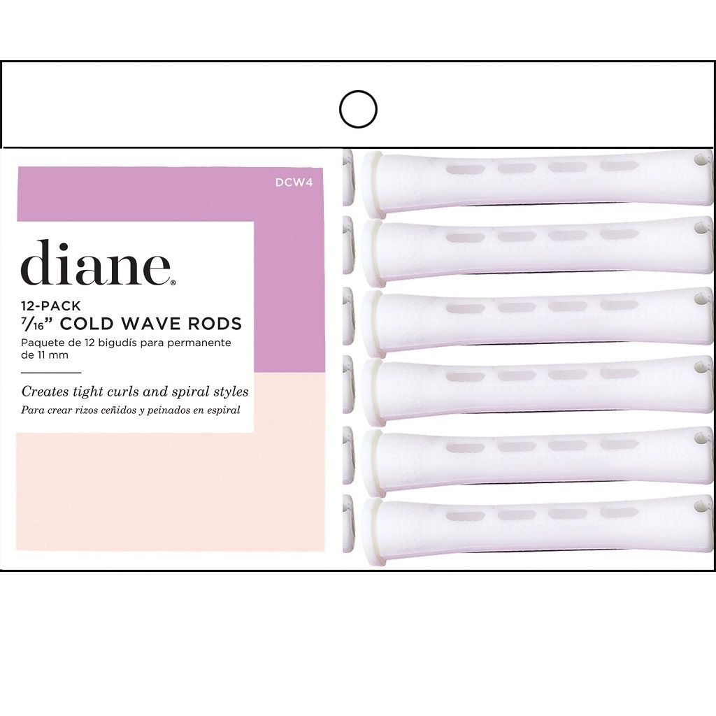 Cold Broke Rods Diane Cold Wave Rods 7/16in. White 12Pk – encorebeautysupply