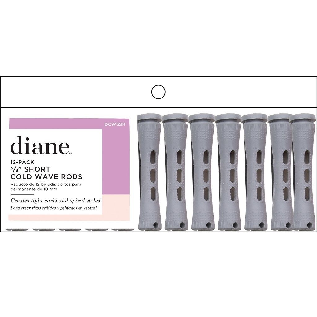 Diane Cold Wave Rods 3/8in. Grey 12Pk