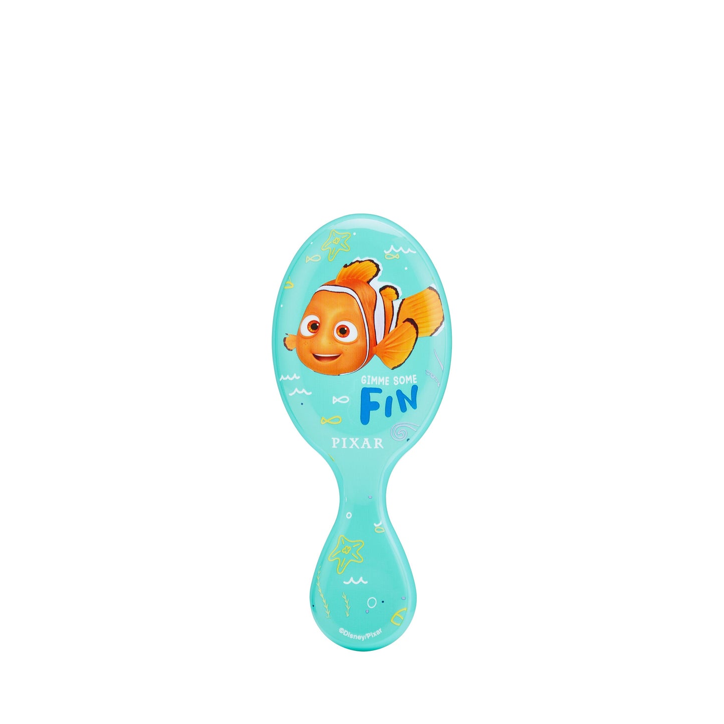 Disney Nemo wet brush mini detangler with colorful design featuring Nemo for easy hair management