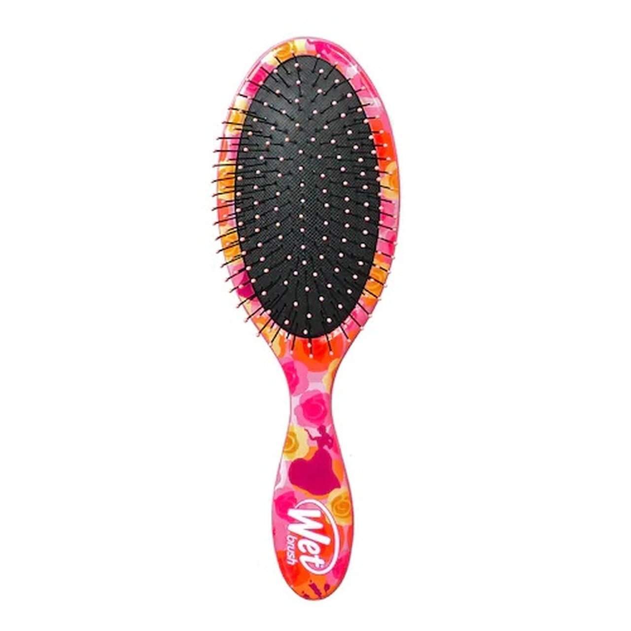 Wet Brush Disney Princess detangler brush with colorful floral design for easy hair styling