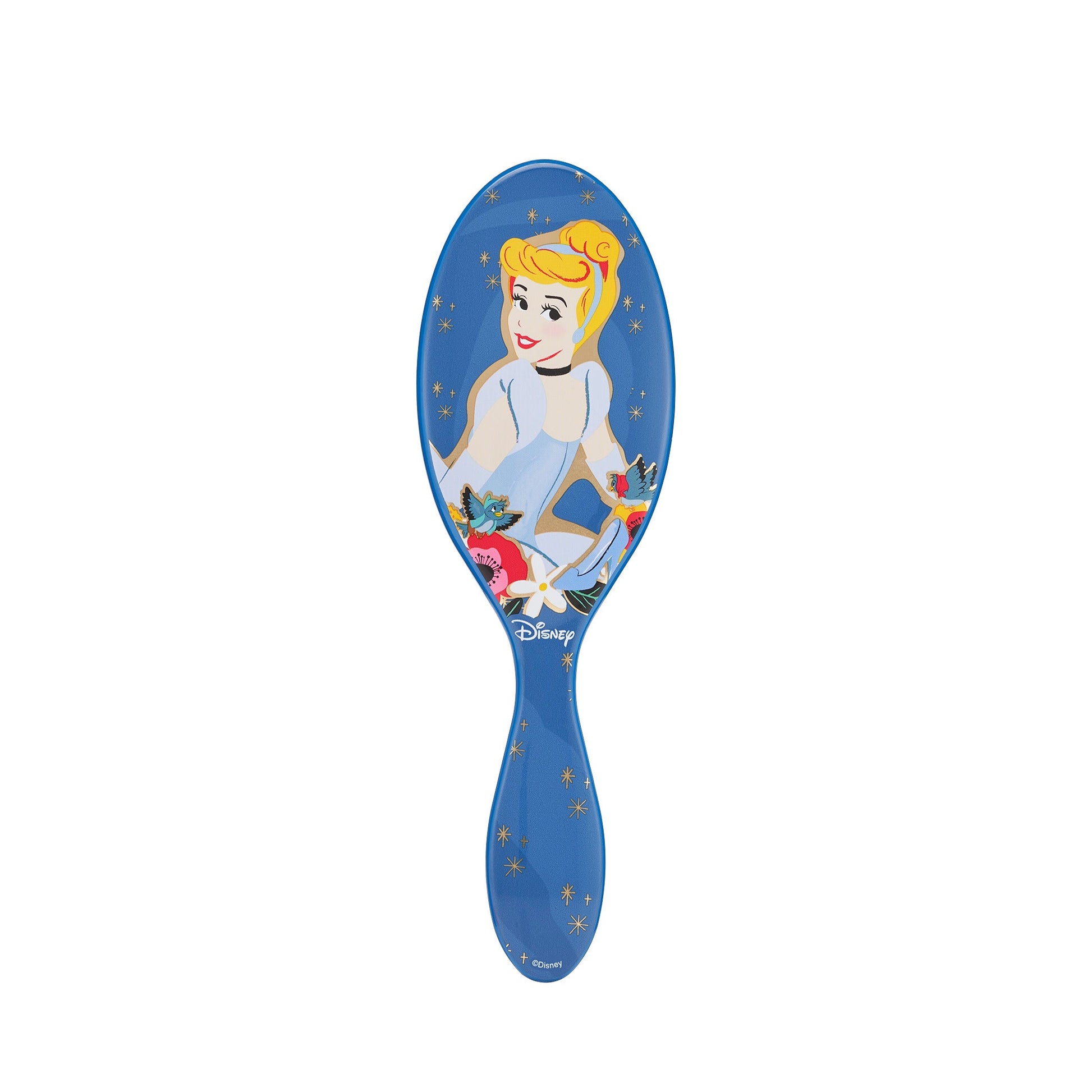 Disney Princess detangler brush featuring Cinderella with a colorful design for easy hair styling