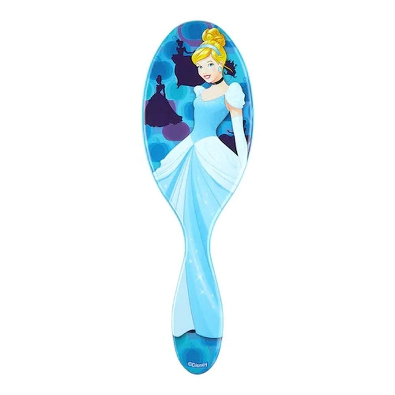Disney Princess detangler brush featuring Cinderella with a beautiful blue design for easy hair styling