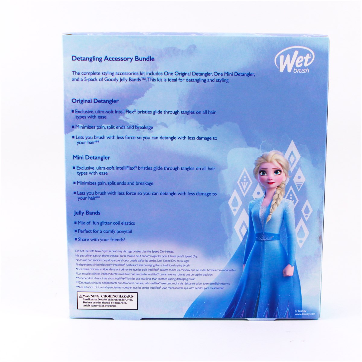 Wet Brush Disney Princess hair brush set featuring Original Detangler and Mini Detangler for all hair types
