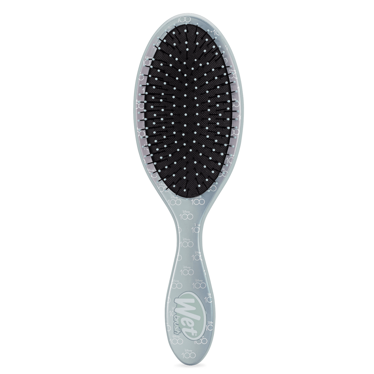 Disney Wet Brush detangler in light blue with soft bristles for gentle hair styling