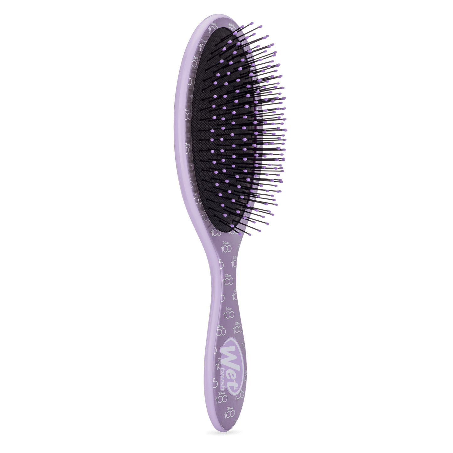 Disney Wet Brush detangler in lavender featuring flexible bristles for easy hair detangling