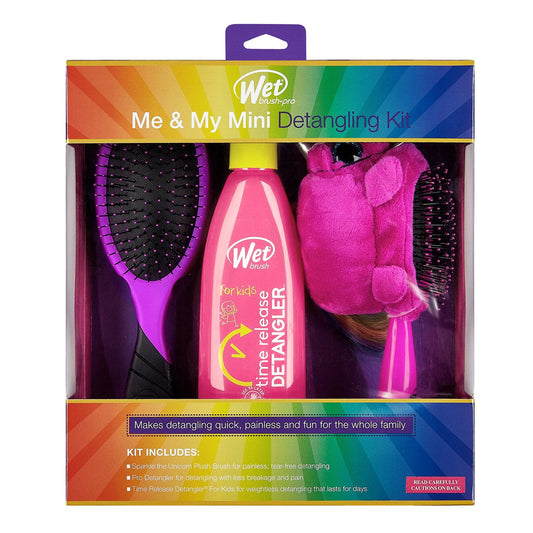 Wet Brush Me & My Mini Unicorn Detangler Kit