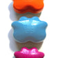 Groom Genie Pet Detangling Brush Set in orange, blue, and pink for effective grooming