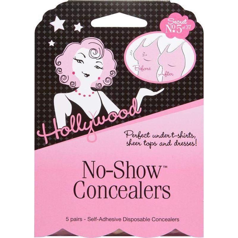 Hollywood Fashion No-Show Concealers (Disposable CoverUps) 5 Pairs-Hollywood Fashion Secrets-BB_Acessories,Brand_Hollywood Fashion,Collection_Bath and Body