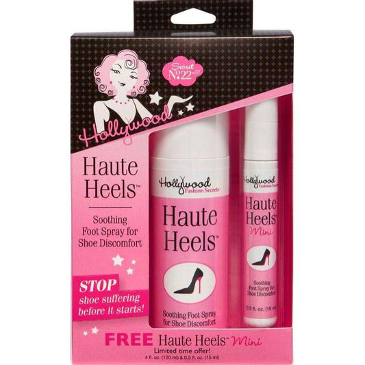 Hollywood Fashion Haute Heels Soothing Foot Spray 4 oz & .5 oz Value Pack-Hollywood Fashion Secrets-BB_Acessories,Brand_Hollywood Fashion,Collection_Bath and Body