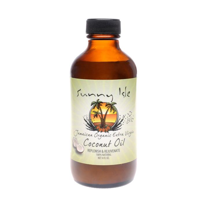 Sunny Isle Jamaican Organic Extra Virgin Coconut Oil 4oz