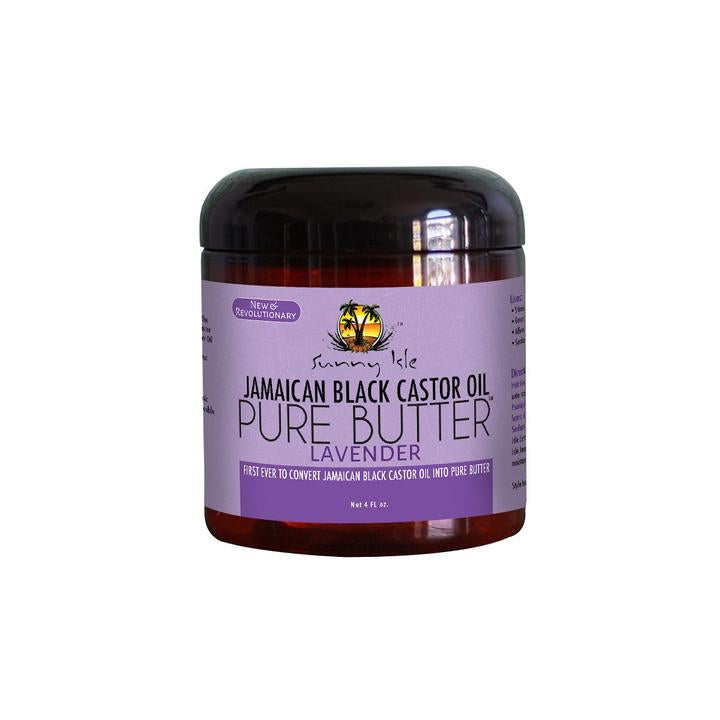 Sunny Isle Jamaican Black Castor Oil Lavender Pure Butter 4oz