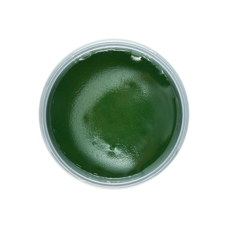 Johnny B. DOPE Texture Gel in a clear container with a dark green hue for stylish hair styling