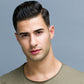 Model styled with Johnny B King Mode hair gel for a sleek and polished look