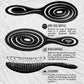 Knot Genie Eco-Friendly Detangling Brush with Biodegradable Bristles and Ergonomic Design