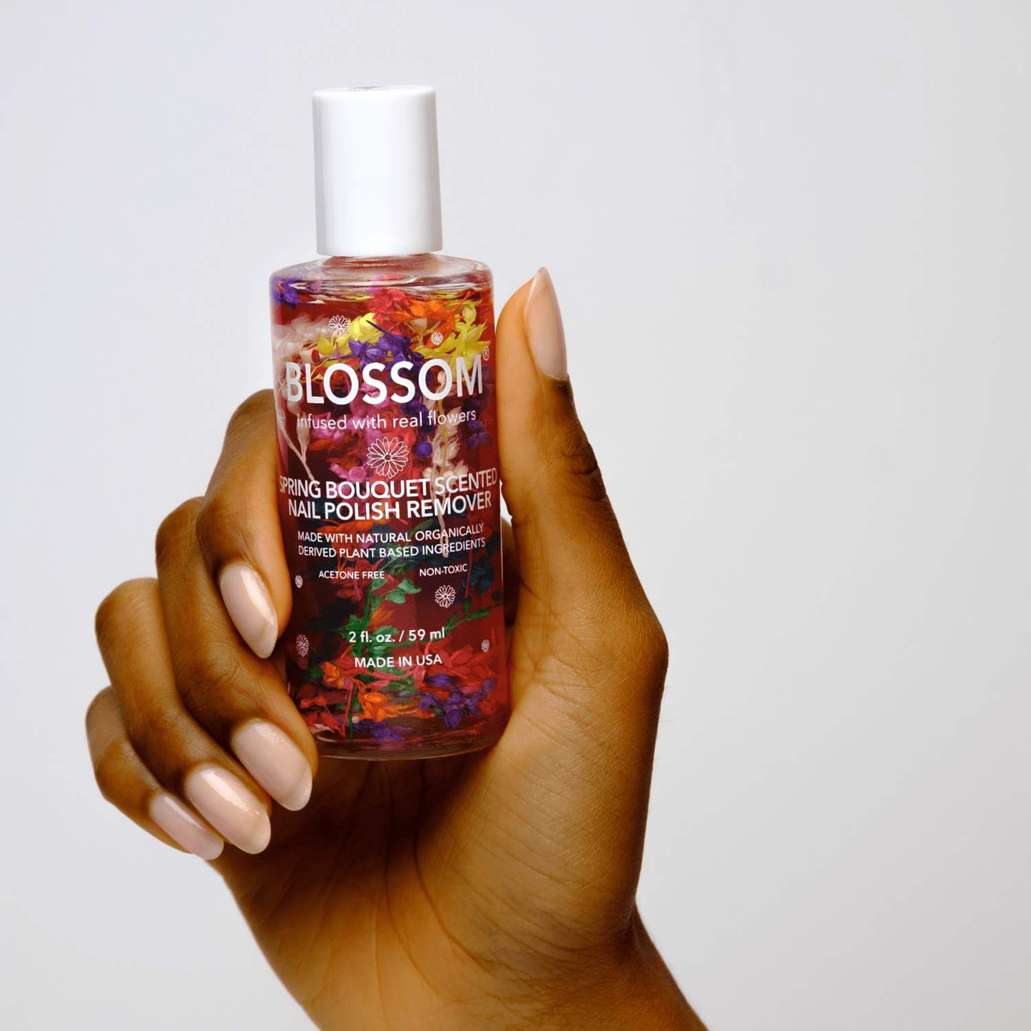 Blossom Nail Polish Remover 2 fl oz-Blossom-Blossom_ Nail Polish Remover's,Brand_Blossom,Collection_Nails,Nail_Polish