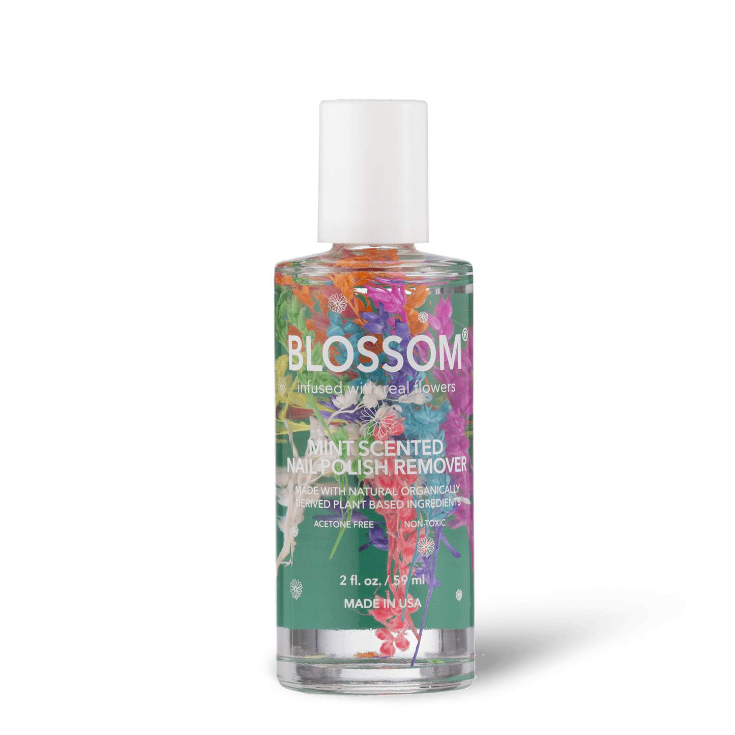 Blossom Nail Polish Remover 2 fl oz-Blossom-Blossom_ Nail Polish Remover's,Brand_Blossom,Collection_Nails,Nail_Polish