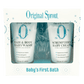 Original Sprout Baby's First Bath Kit featuring Hair and Body Babywash and Scrumptious Baby Cream