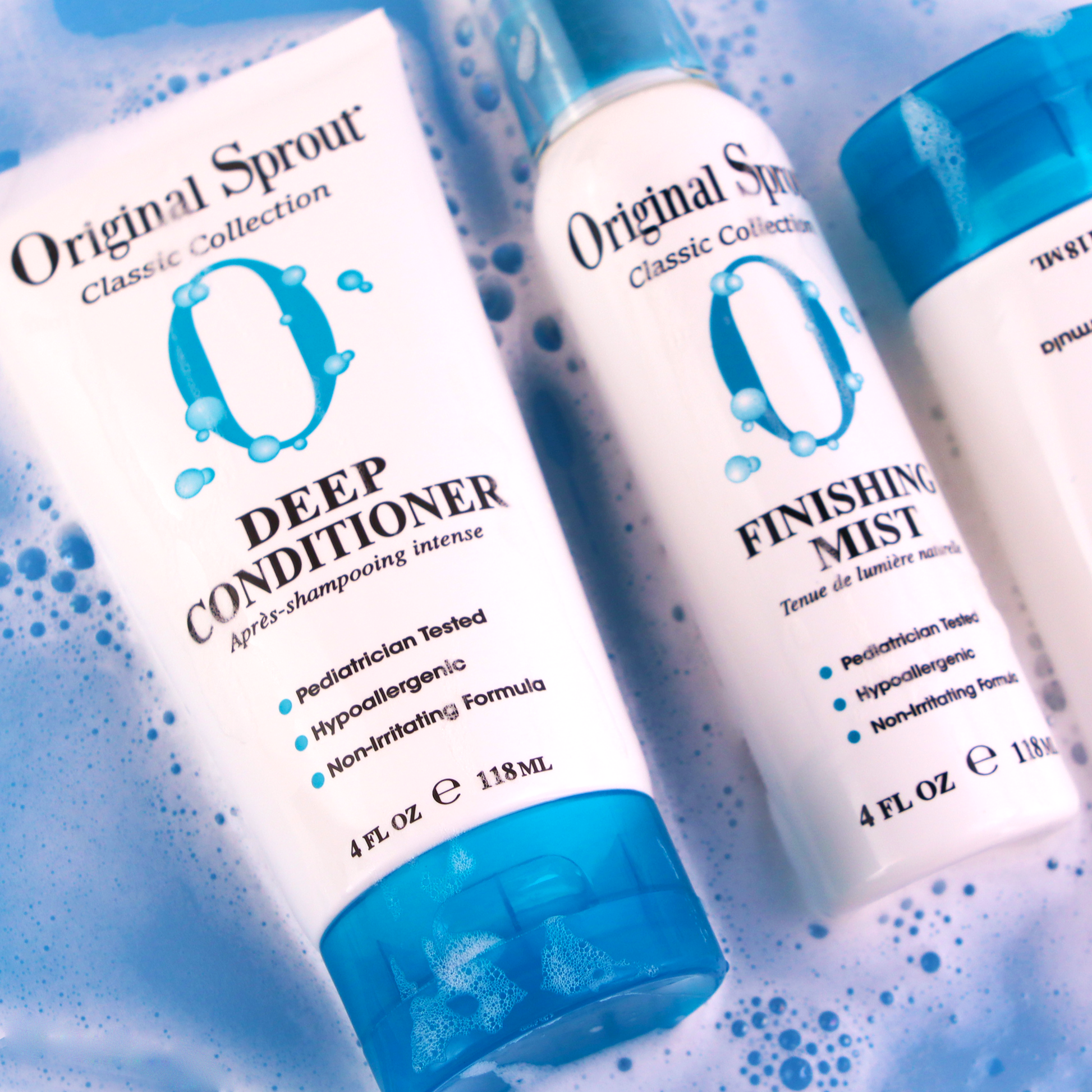 Original Sprout Deep Conditioner 4oz and Finishing Mist for hydrating hair care